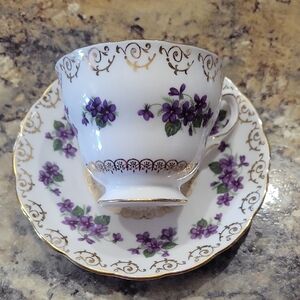 Colclough Bone China Tea Cup And Saucer